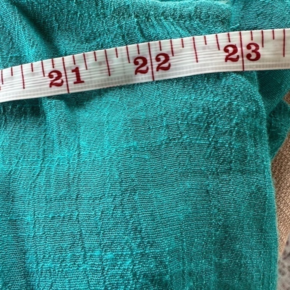 NWOT Indigo soul turquoise tank top. Size 2XL - Picture 6 of 9